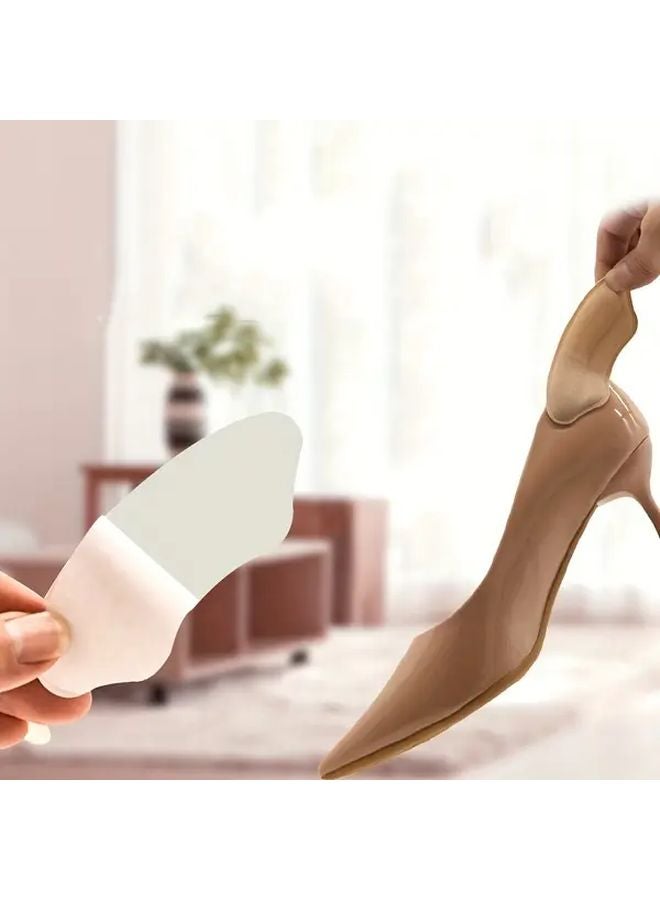 Black Heel Pads 5 Pairs Self Adhesive Protectors Improve Shoe Fit Prevent Slip Blisters - Image 3